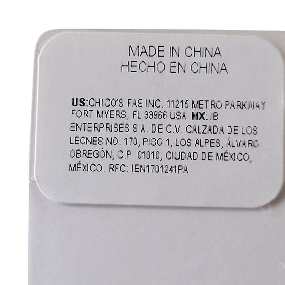 NEW Chico's Mother of Pearl Earrings White & Gold Trim Semi Circles 1.5 in drop - Picture 9 of 10